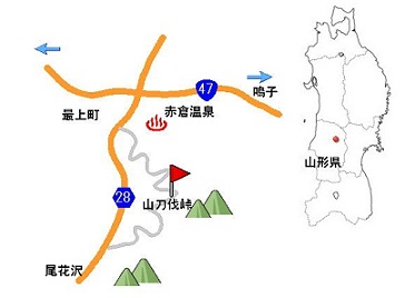 山刀伐峠map