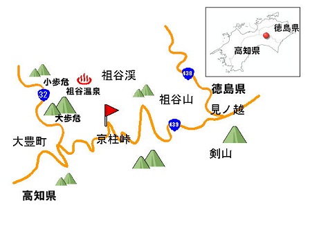 京柱峠map