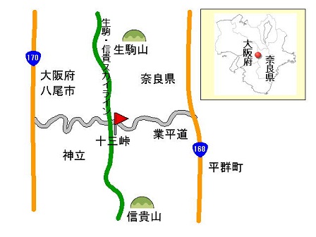 十三峠map